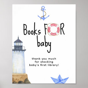 Leuchtturm für Wasserfarben - Bücher für Kinder Poster