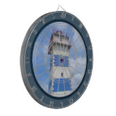 Leuchtturm für Wasserfarben Dartscheibe (Vorderseite Links)