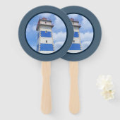 Leuchtturm für Wasserfarben Fächer (Vorne und Hinten)