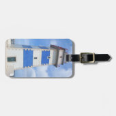 Leuchtturm für Wasserfarben Gepäckanhänger (Vorderseite horizontal)