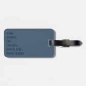 Leuchtturm für Wasserfarben Gepäckanhänger (Rückseite horizontal)