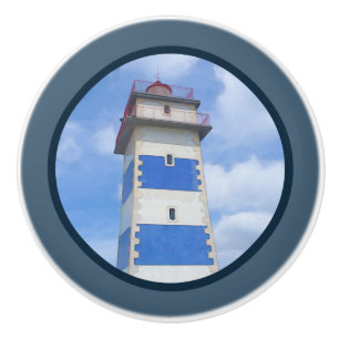 Leuchtturm für Wasserfarben Keramikknauf