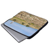 Leuchtturm für Wasserfarben Laptopschutzhülle (Vorne Knopf)