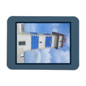 Leuchtturm für Wasserfarben Magnet (Horizontal)