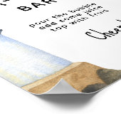 Leuchtturm für Wasserfarben - Mama-osa-Bar Poster (Ecke)