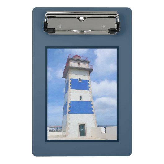 Leuchtturm für Wasserfarben Mini Klemmbrett (Vorderseite)