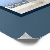 Leuchtturm für Wasserfarben Poster (Ecke)