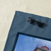 Leuchtturm für Wasserfarben Strandtuch (Beispiel)