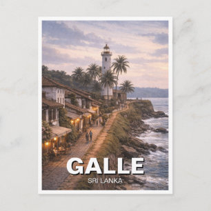 Leuchtturm Galle Sri Lanka Postkarte