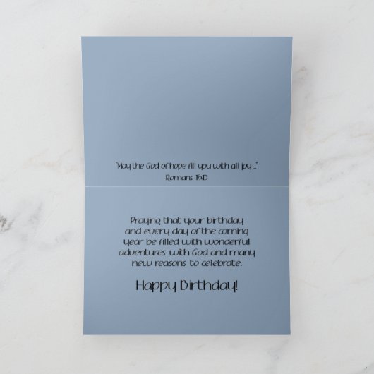 Leuchtturm Geburtskarte Karte (Innenseite)