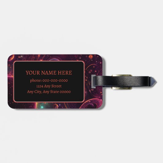 Leuchtturm Gepäckanhänger (Rückseite horizontal)