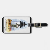 Leuchtturm-Gepäckanhänger Gepäckanhänger (Vorderseite horizontal)