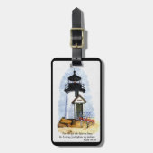 Leuchtturm-Gepäckanhänger Gepäckanhänger (Vorderseite vertikal)