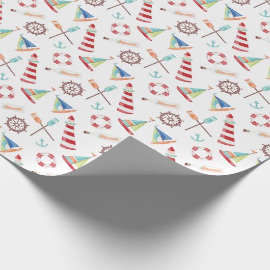 Leuchtturm Geschenkpapier (Ecke)