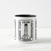 Leuchtturm gestempelte Tasse (Zentrum)