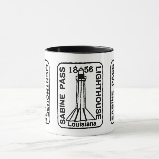 Leuchtturm gestempelte Tasse (Zentrum)