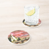 Leuchtturm Getränkeuntersetzer (Seite)