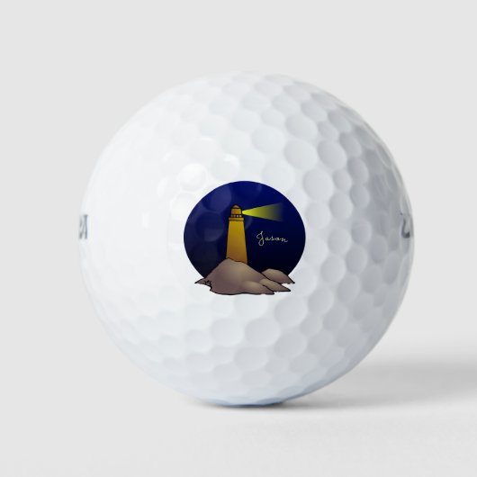 Leuchtturm Golfball (Vorderseite)