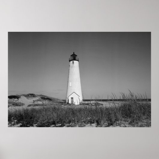 Leuchtturm Great Point Poster (Vorne)
