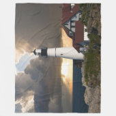 Leuchtturm-große Fleece-Decke Fleecedecke (Vorderseite)