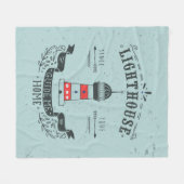 Leuchtturm Guide Me Home Poster Fleecedecke (Vorderseite (Horizontal))