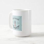 Leuchtturm Guide Me Home Poster Kaffeetasse (Vorderseite Links)