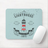 Leuchtturm Guide Me Home Poster Mousepad (Mit Mouse)