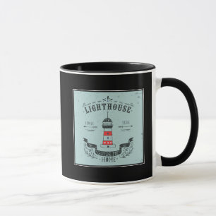 Leuchtturm Guide Me Home Poster Tasse