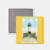 Leuchtturm, Hafeneingang, Duluth, Minnesota Magnet (Vorderseite/Rückseite)
