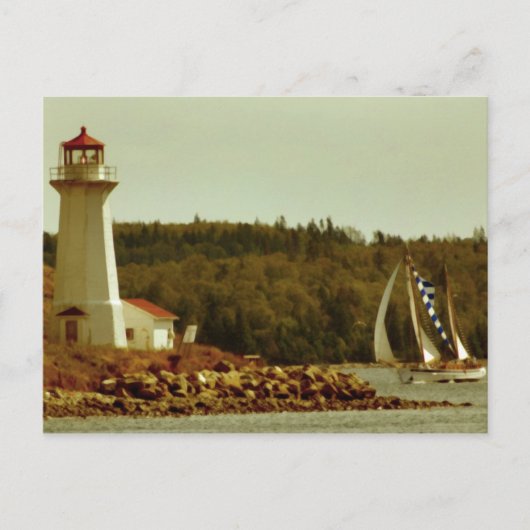 Leuchtturm Halifax Postkarte (Vorderseite)