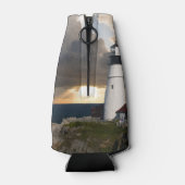 Leuchtturm im Sturm Flaschenkühler (Rückseite)