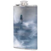 Leuchtturm im Sturm - Ostsee Flachmann (Links)