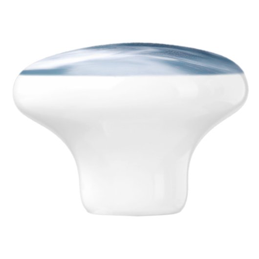 Leuchtturm im Sturm - Ostsee Keramikknauf (Seitenansicht)