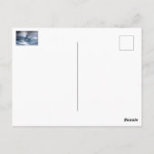 Leuchtturm im Sturm - Ostsee Postkarte (Rückseite)