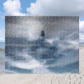 Leuchtturm im Sturm - Ostsee Puzzle