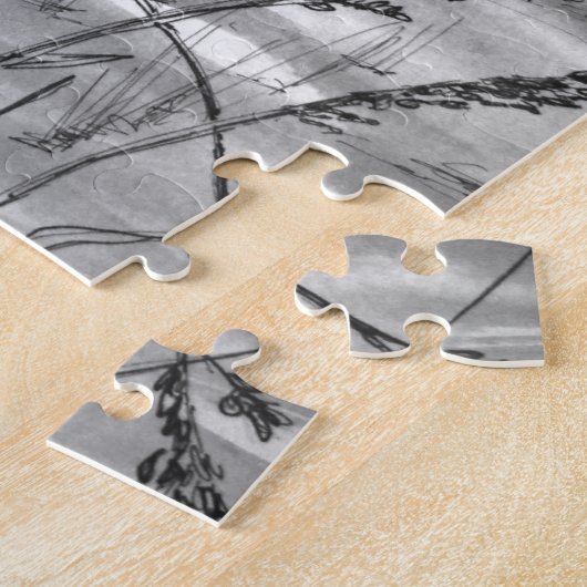 Leuchtturm im Sturm Puzzle (Seite)