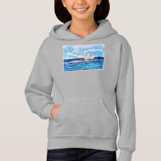 Leuchtturm in Blau Hoodie