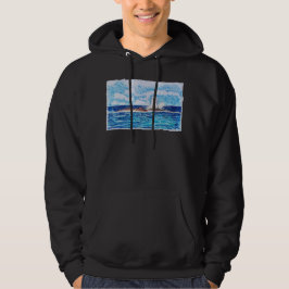 Leuchtturm in Blau Hoodie