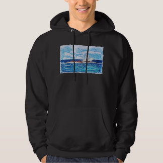 Leuchtturm in Blau Hoodie