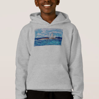 Leuchtturm in Blau Hoodie