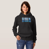 Leuchtturm in Blau Hoodie (Vorne ganz)