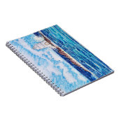 Leuchtturm in Blau Notizblock (Rechte Seite)