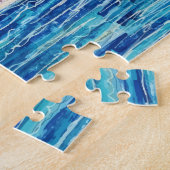 Leuchtturm in Blau Puzzle (Seite)