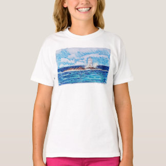 Leuchtturm in Blau T-Shirt
