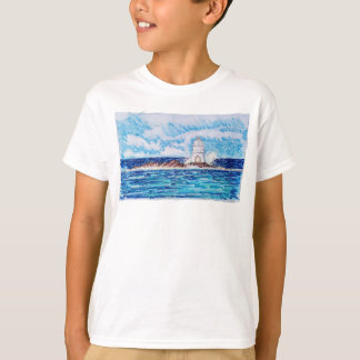 Leuchtturm in Blau T-Shirt