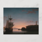 Leuchtturm in Camden, Maine von Fitz Henry Lane Postkarte (Vorderseite)