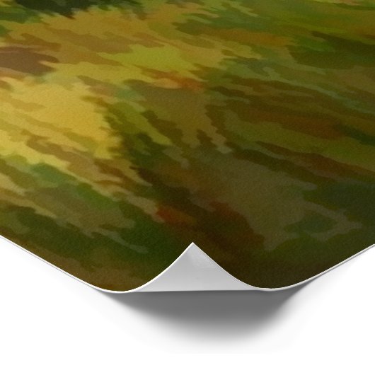 Leuchtturm in Cape Hatteras North Carolina Poster (Ecke)