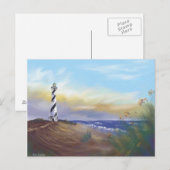 Leuchtturm in Cape May Postkarte (Vorne/Hinten)