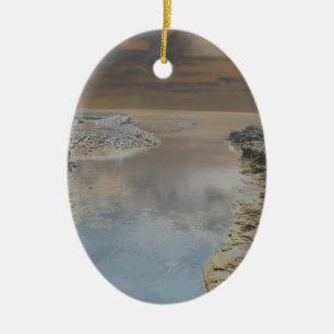 Leuchtturm in Cascais Portugal Keramikornament