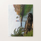 Leuchtturm in Cascais, Portugal Puzzle (Vertikal)